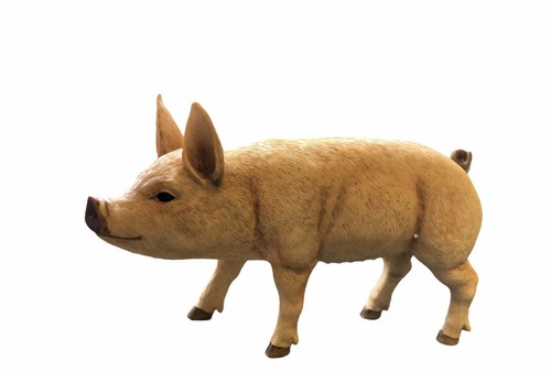 Standing pig ornament figurine - standing,